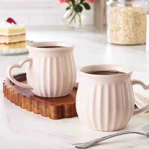The Pioneer Woman Blush Pink Ceramic Mugs